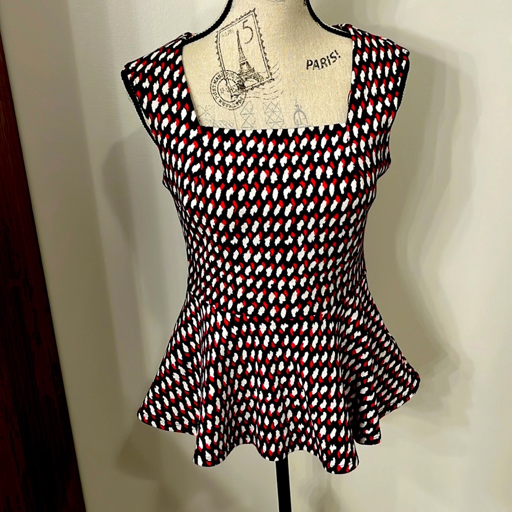 Nautical peplum top